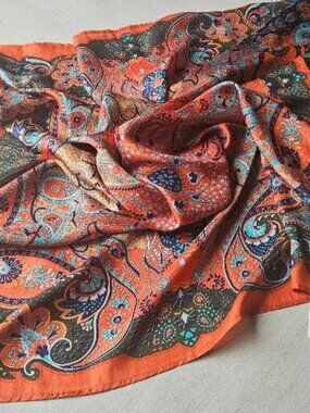 Johnny Was Silk Scarf New